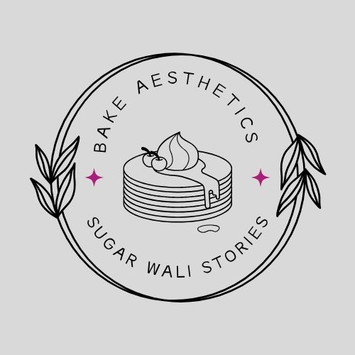 black and cream minimalist sweet bakery logo